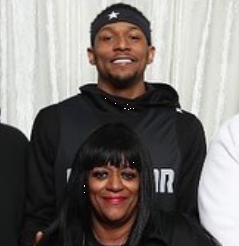 Bradley Beal with his mother Besta Beal
