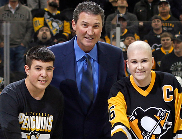 Former Penguins player Mario Lemieux 