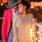 Mookie and Briannah after Mookie proposed