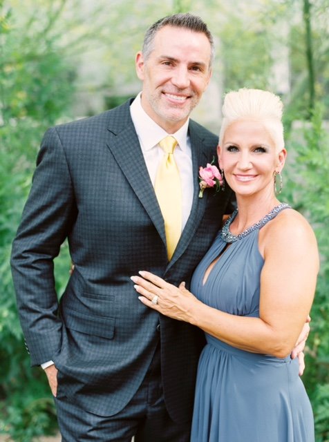 Kurt Warner and Brenda Warner.