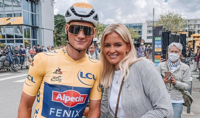 Mathieu with his girlfriend Roxxane