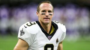 Drew Brees during a match