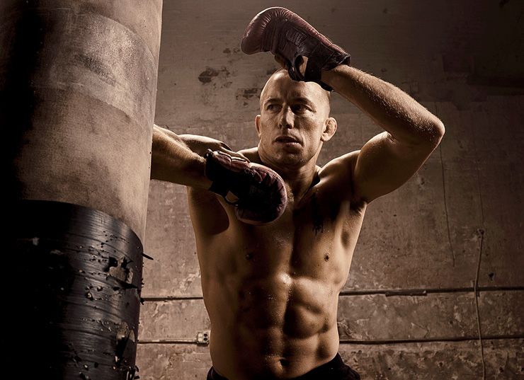 Georges-St-Pierre-Doing-His-Training