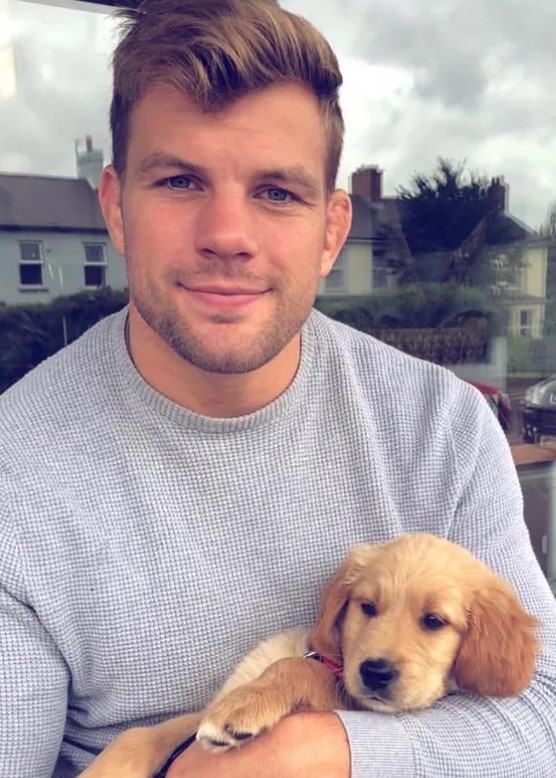 Jordi Murphy With His Dog