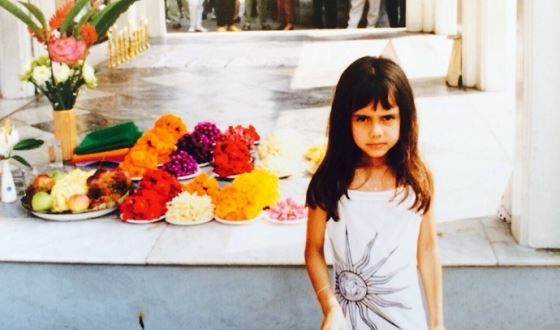 Childhood photo of Margarita Mamun