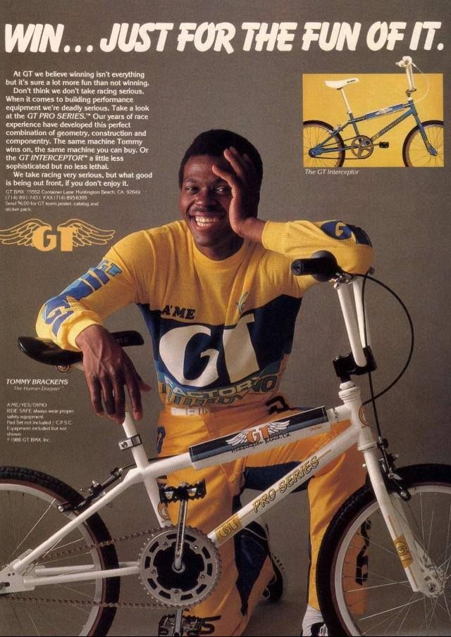 Tommy Brackens, often known as the "Human Dragster," is an American professional BMX racer.