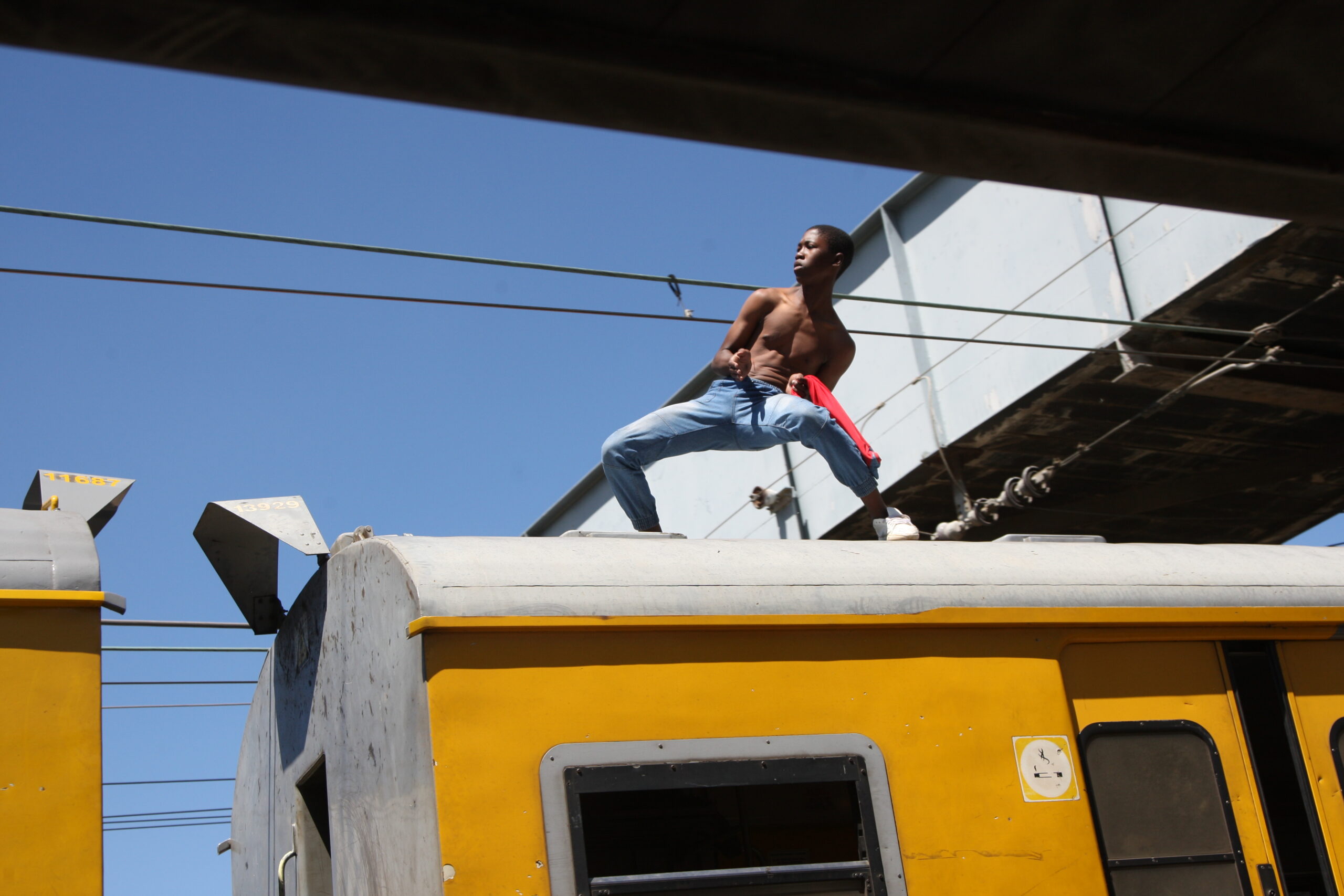 Train Surfing in Soweto