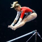Gymnastic Performing At Championship