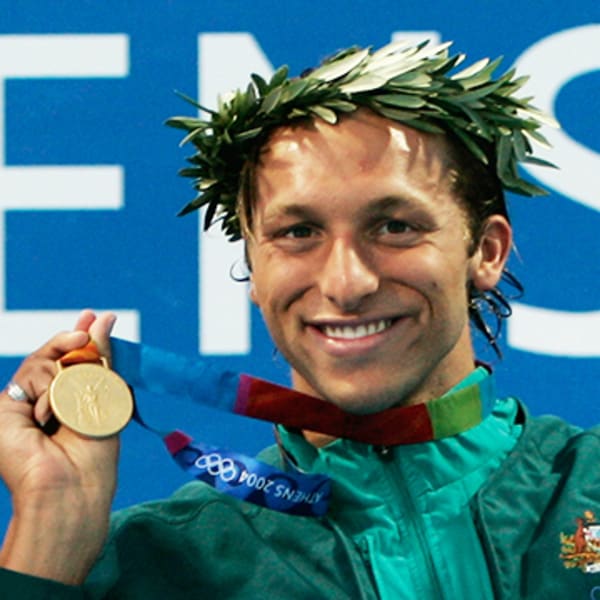 Ian Thorpe Olympic gold medal win 