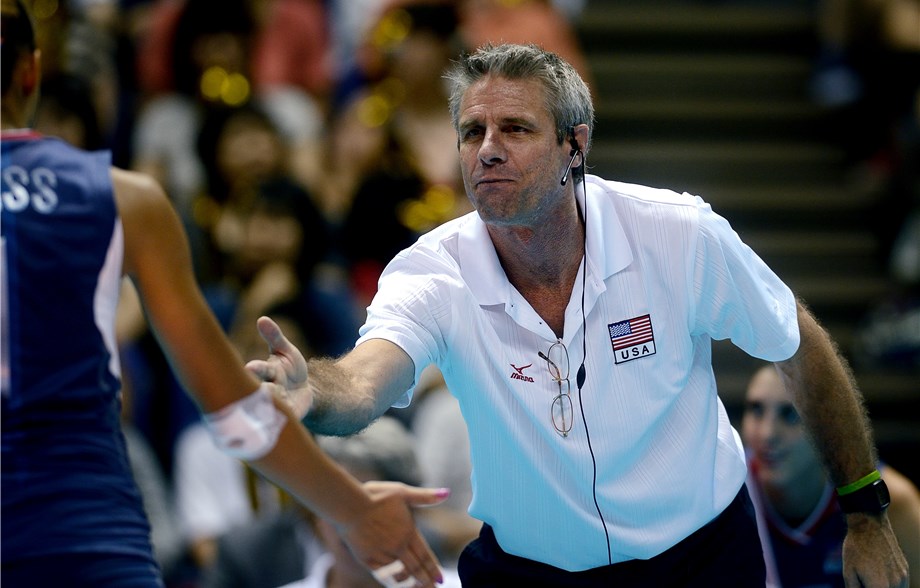 Karch Kiraly as a coach (Source: FIBV)