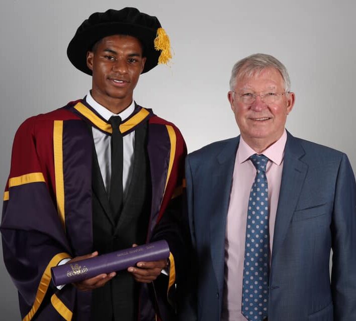 Marcus Rashford receives MBE 