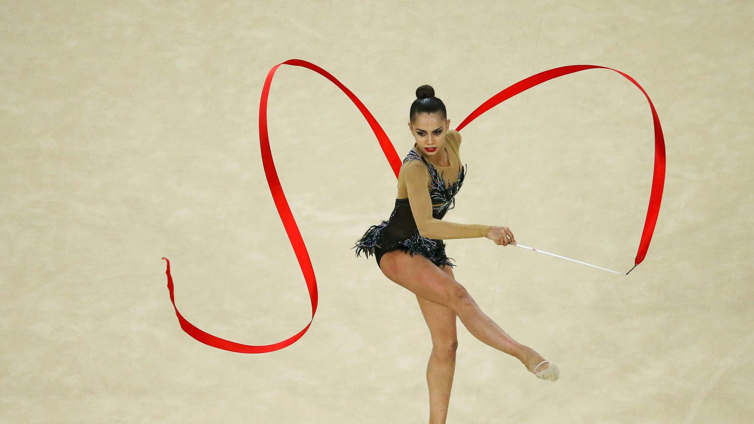 Olympic Gold medalist Rhythmic gymnast Margarita Mamun.