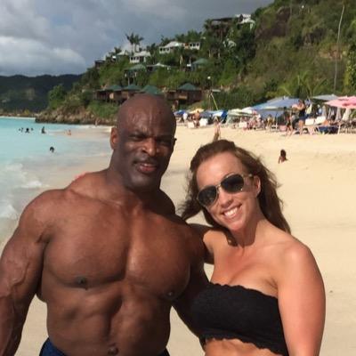 Ronnie Coleman with his current wife, Susan Williams.