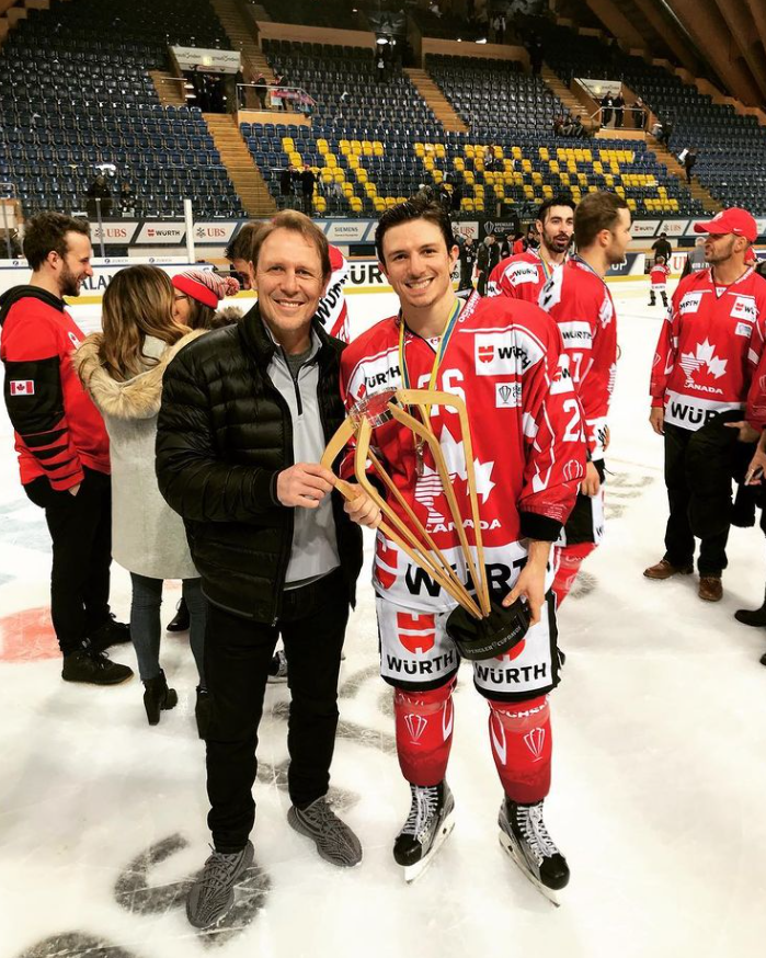 Christian bagged the Spengler Cup with his team