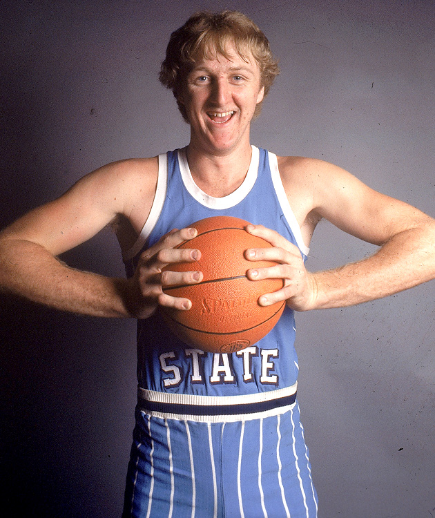 Larry Bird In His College Days