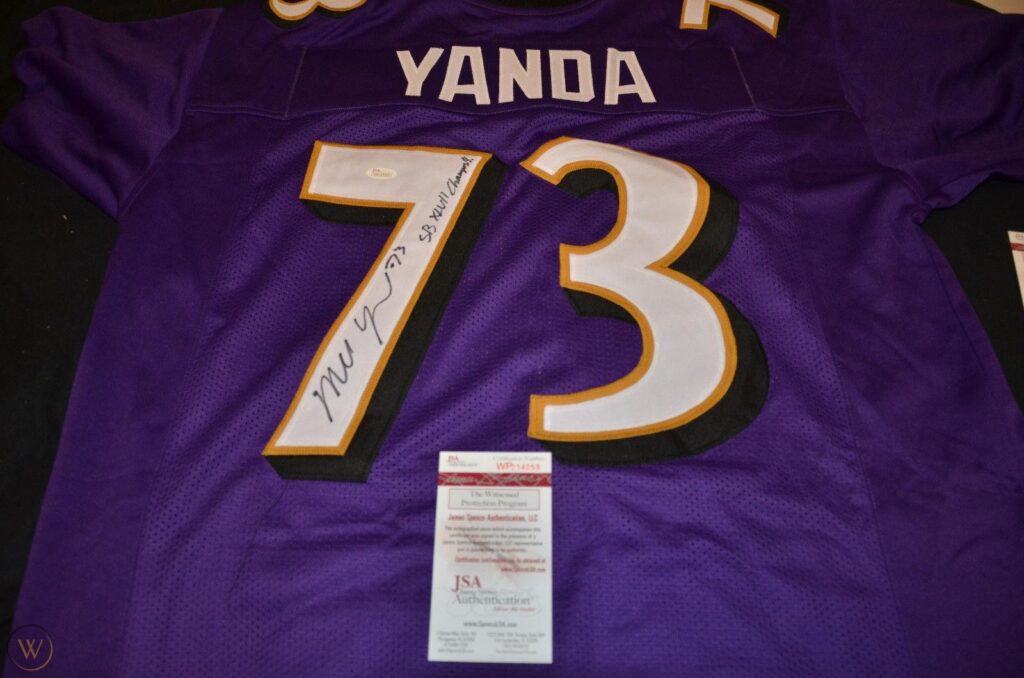 Marshal Yanda signed jersey