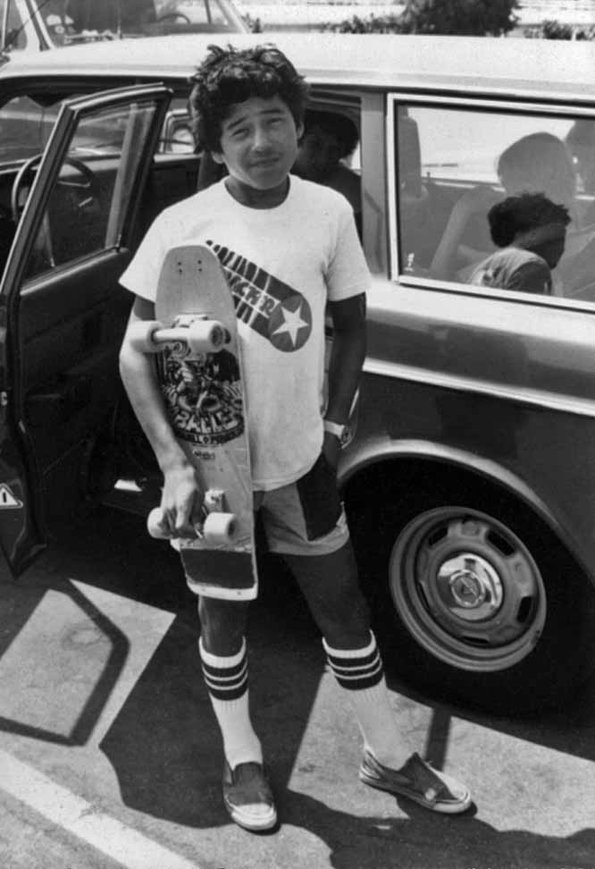 Young Steve Caballero in his early career.