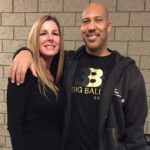 Tina Ball with her husband, Lavar Ball