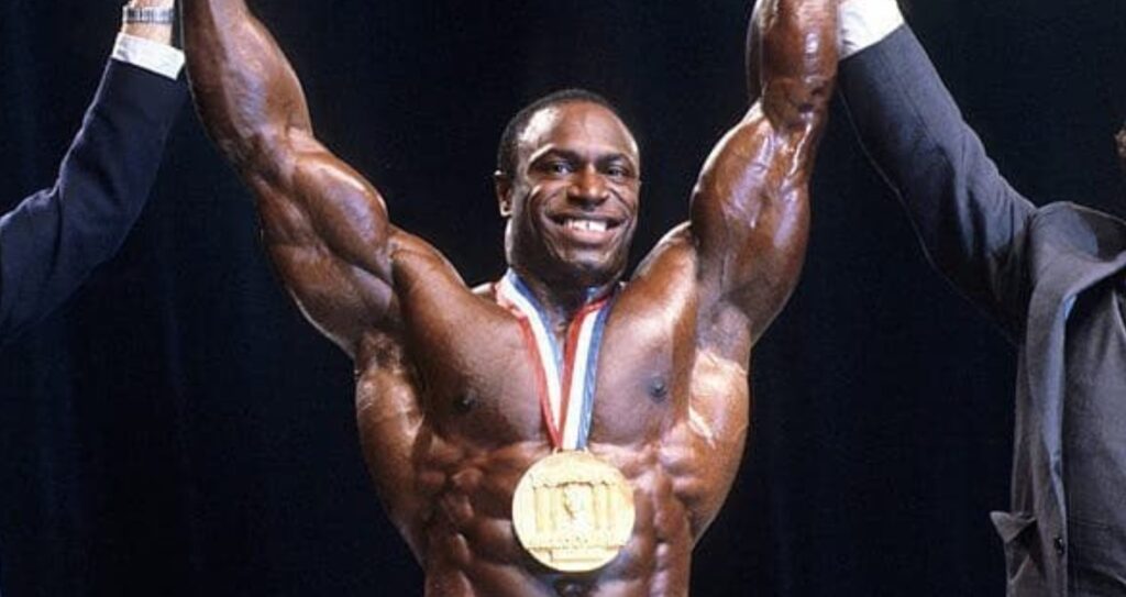 Lee "Hercules" Haney with the gold