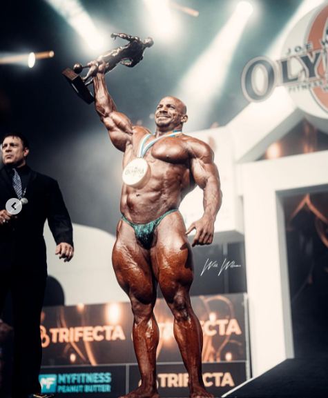 Two-times Mr. Olympia Winner. Mamdouh Elssbiay.