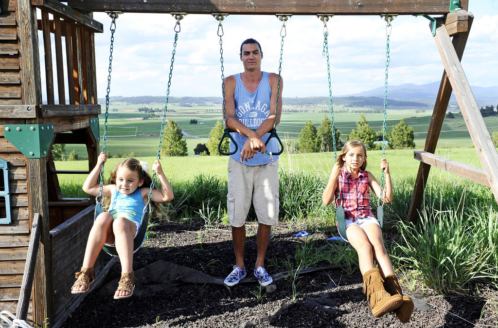 Adam Morrison with family.