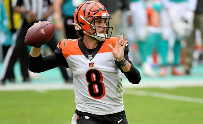 Allen with the Bengals