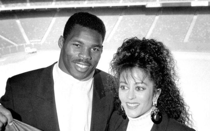 Cindy Deangelis Grossman and Herschel Walker