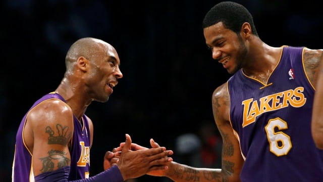 Clark and Kobe together with Lakers