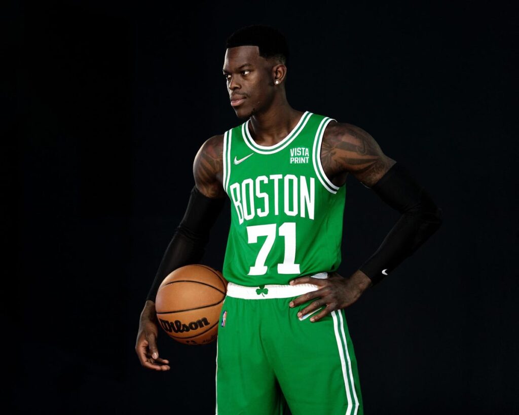 Dennis Schroder Green Boston Celtics Nike Game-Used #71 Jersey vs. Miami  Heat on November 4 2021 - Size 44+4