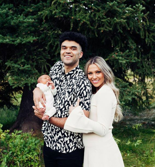 Elijah Bryant with His Kid and Wife Jenelle in 2020(Source: universe.byu.edu)