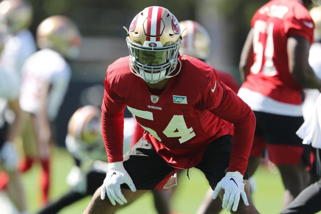 Fred Warner with the 49ers