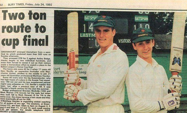 Gary Neville & Matthew Hayden