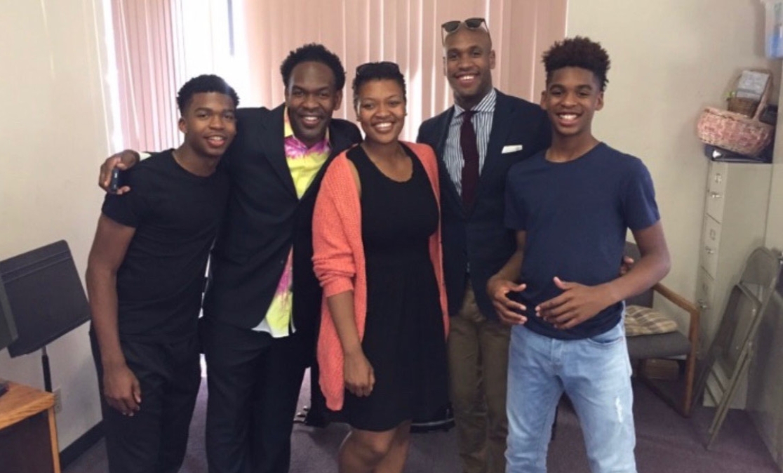 Christopher's With His Brothers And sister