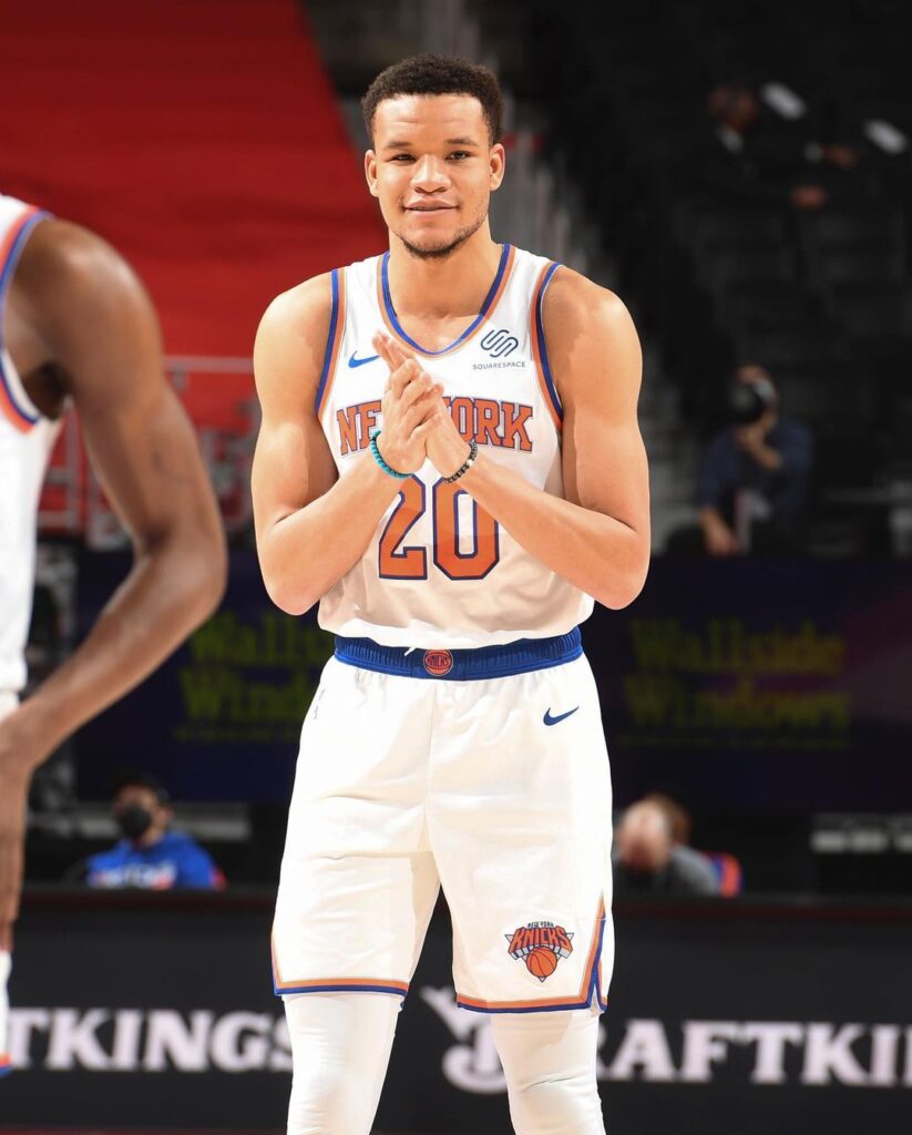 Kevin Knox Playing For The Knicks In 2021