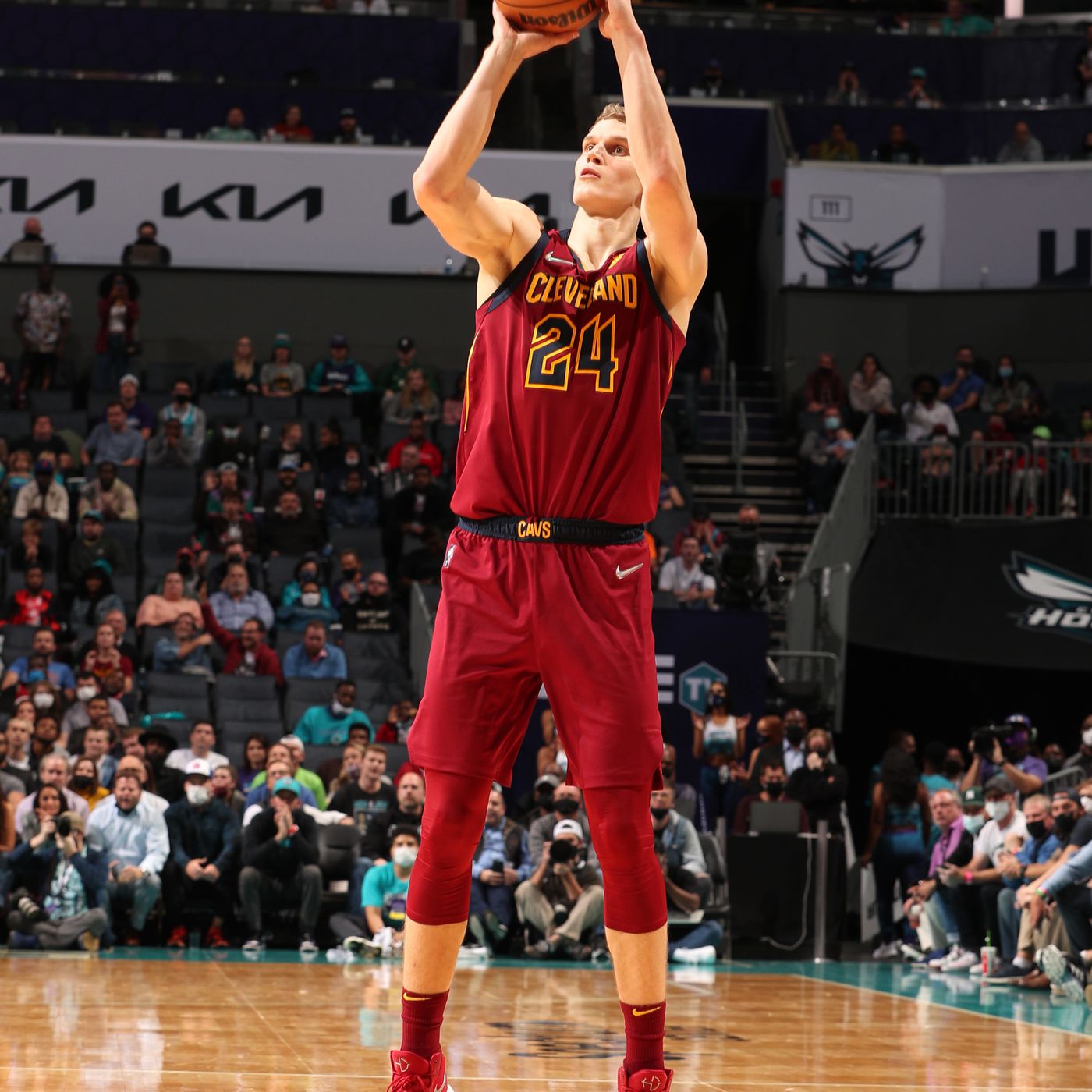 Lauri Markkanen During His Time With The Cavaliers
