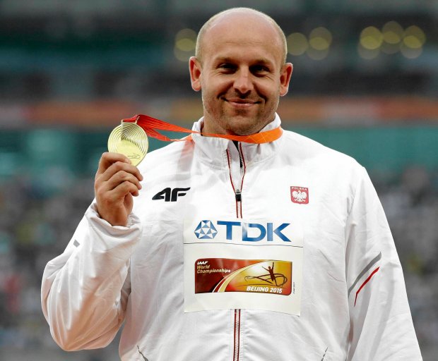 Piotr with Gold Medal
