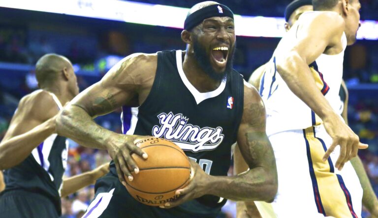 Evans playing for the Kings