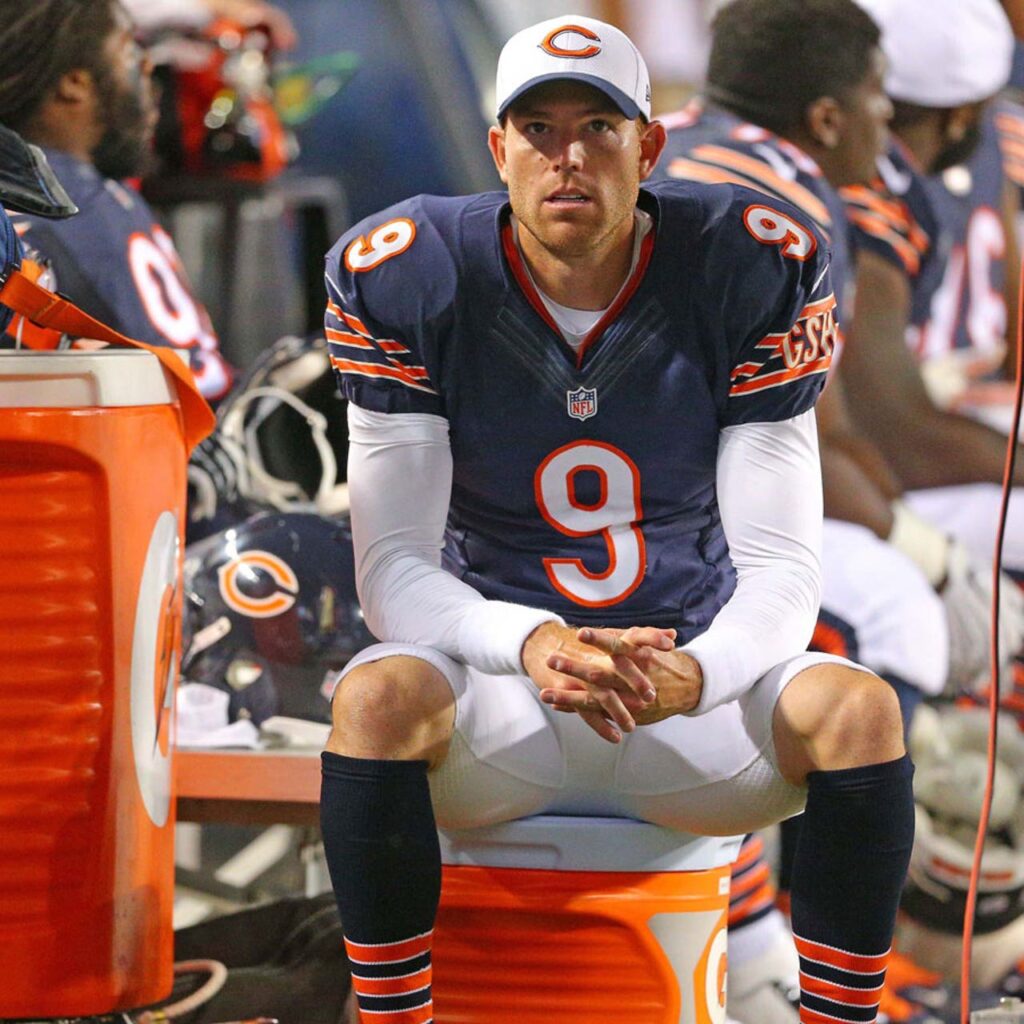 Robbie Gould in Chicago Bears Jersey