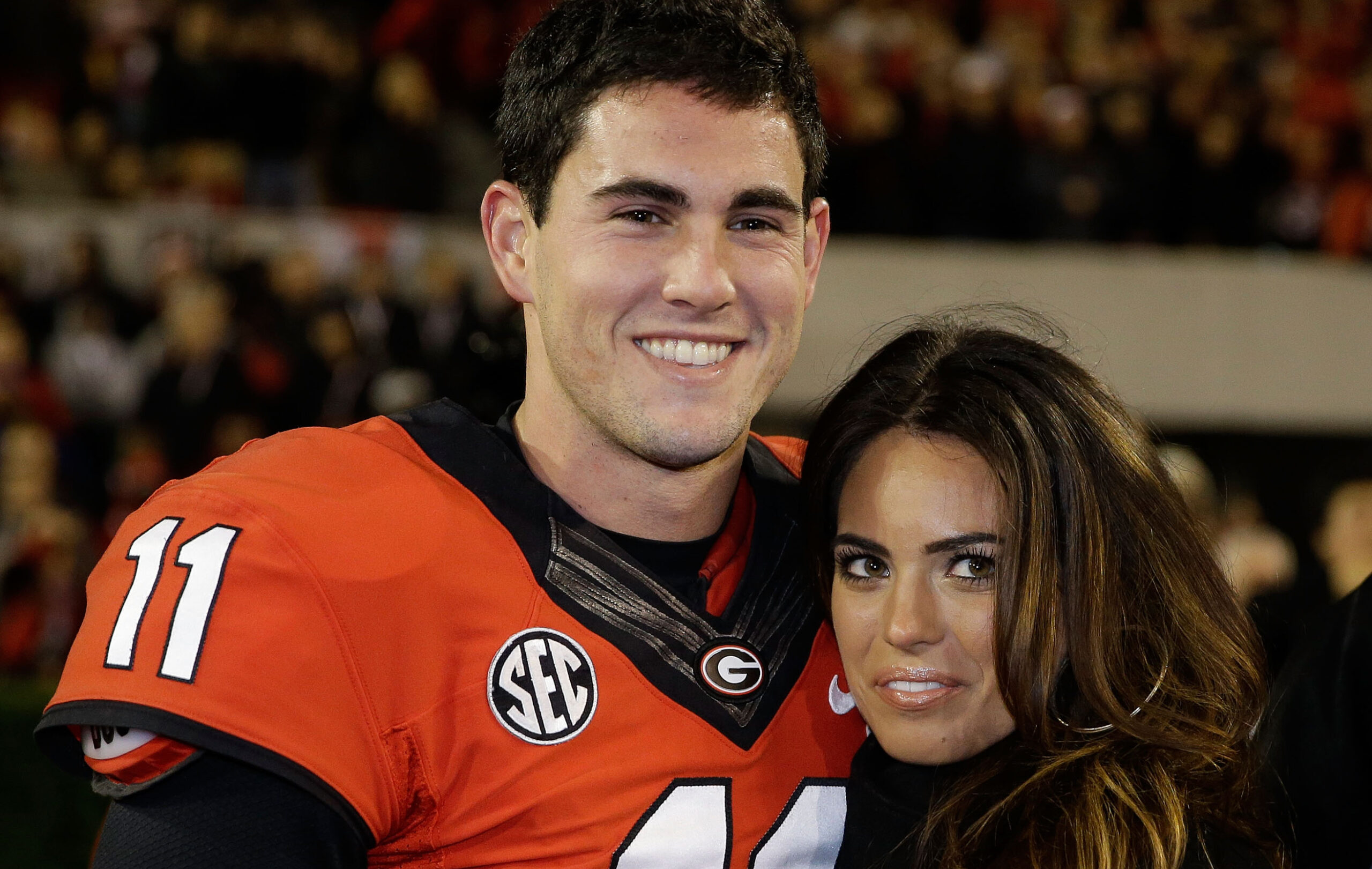 Aaron Murray with then girlfriend Kacie McDonnell