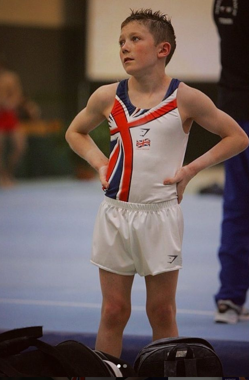Nile Wilson competing in a championship in his early days (Source: Instagram)