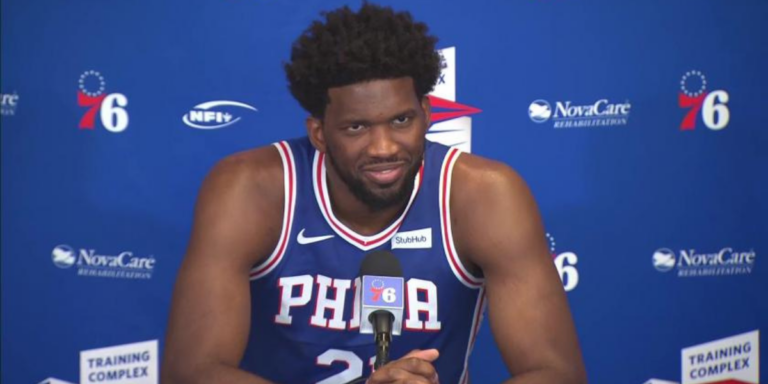 Joel Embiid Talking About His Brother In Press Conference