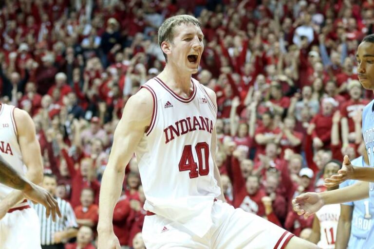 Cody Zeller in Indiana's jersey (Source: Bleachers report)