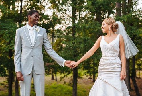 Justin Holiday & his wife (Source: Liverampup.com)