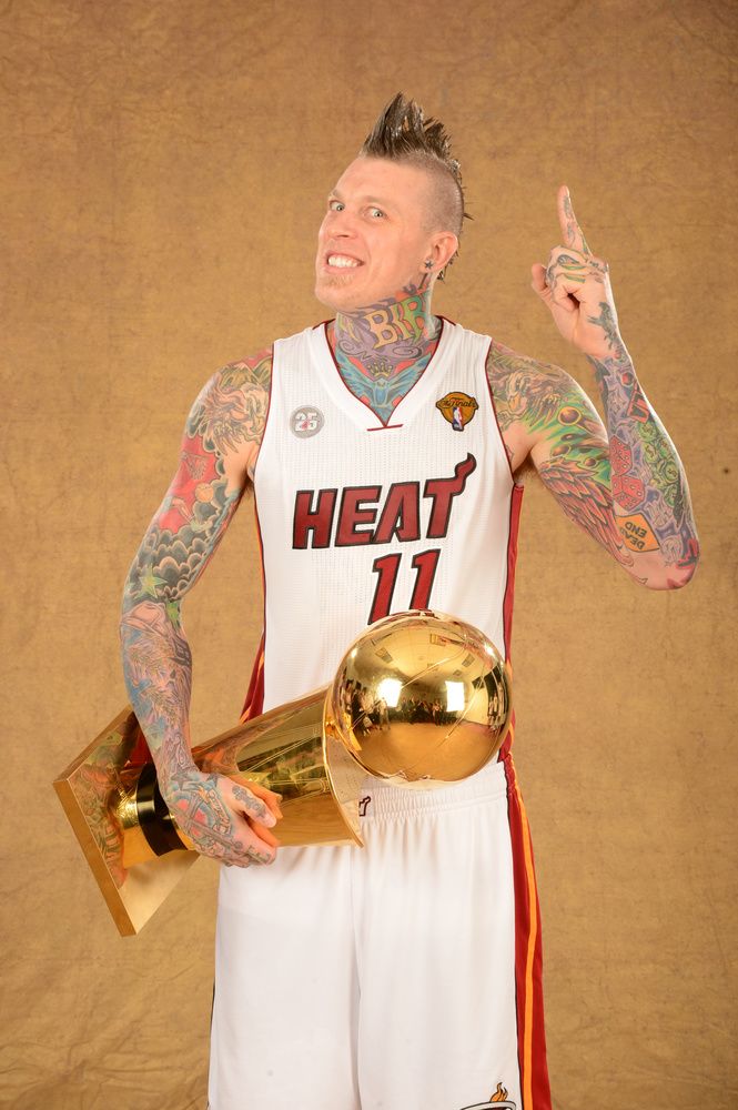 Andersen with NBA championship title (Source: Pinterest)
