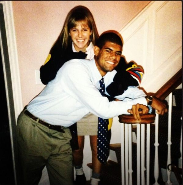 Shane Battier and his wife.