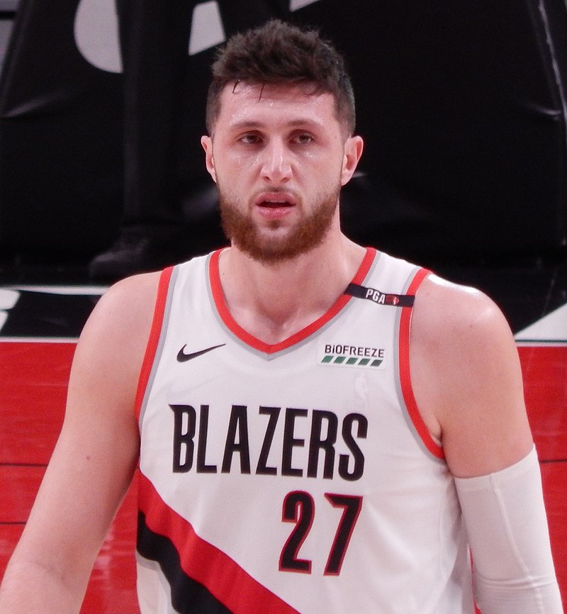 Jusuf Nurkic in the Portland Trail Blazers jersey(Source: Wikidata)