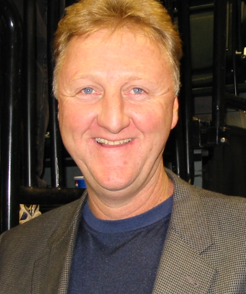 The Boston Celtics' legend Larry Bird 