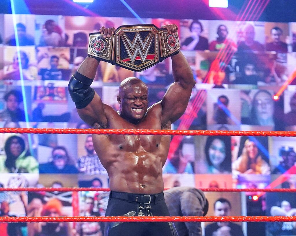 Bobby Lashley, the third AfricanAmerican to have won WWE Championship in the history of WWE.