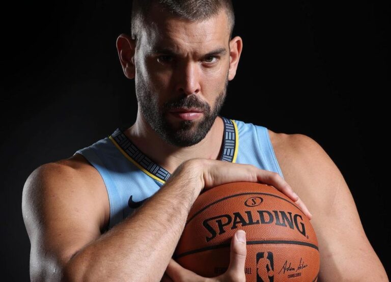 Marc Gasol Holding Basketball On His Hands