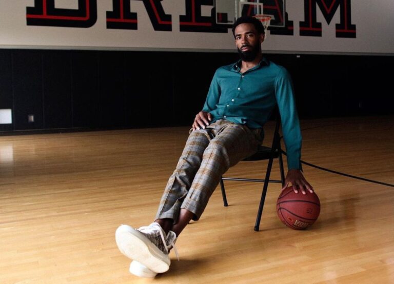 Mike Conley Sitting Casually On A Chair
